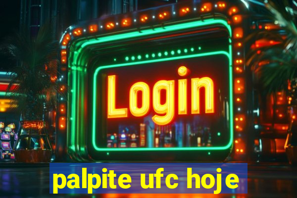 palpite ufc hoje